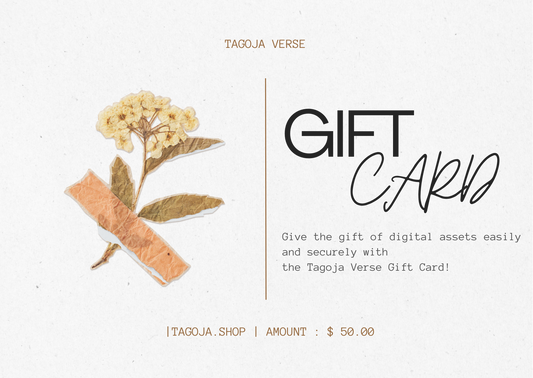 Tagoja Verse Gift Card